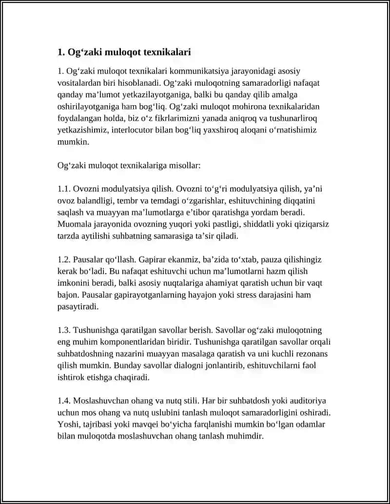 MULOQOT TEXNIKASI VA USULLARI 3