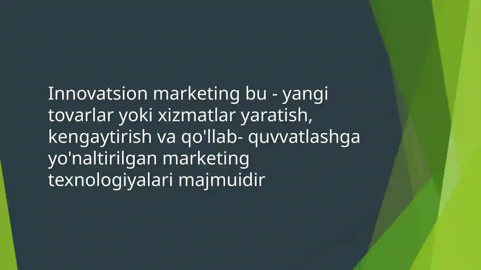 Innovatsion marketing 3