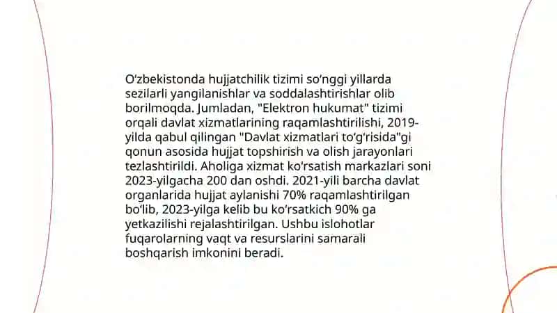 Hujjatchilikning takomillashuvi 3