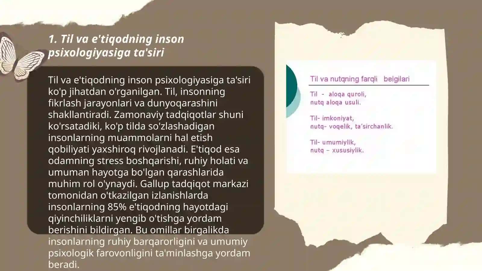 Til va e'tiqod nutqning ta'siri 3