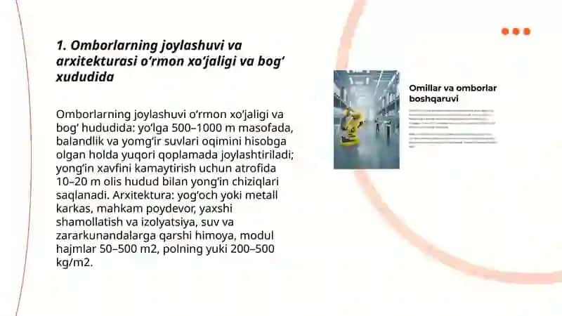 Oʻrmon xojali va bogʻ xudidida omborlar 3
