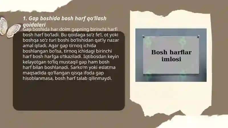 Bosh harflar imlosi 3