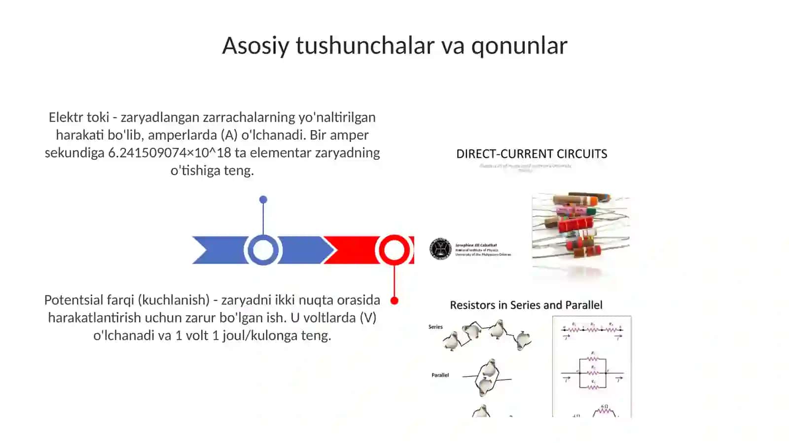 O'zgarmas tok zanjirlari 3