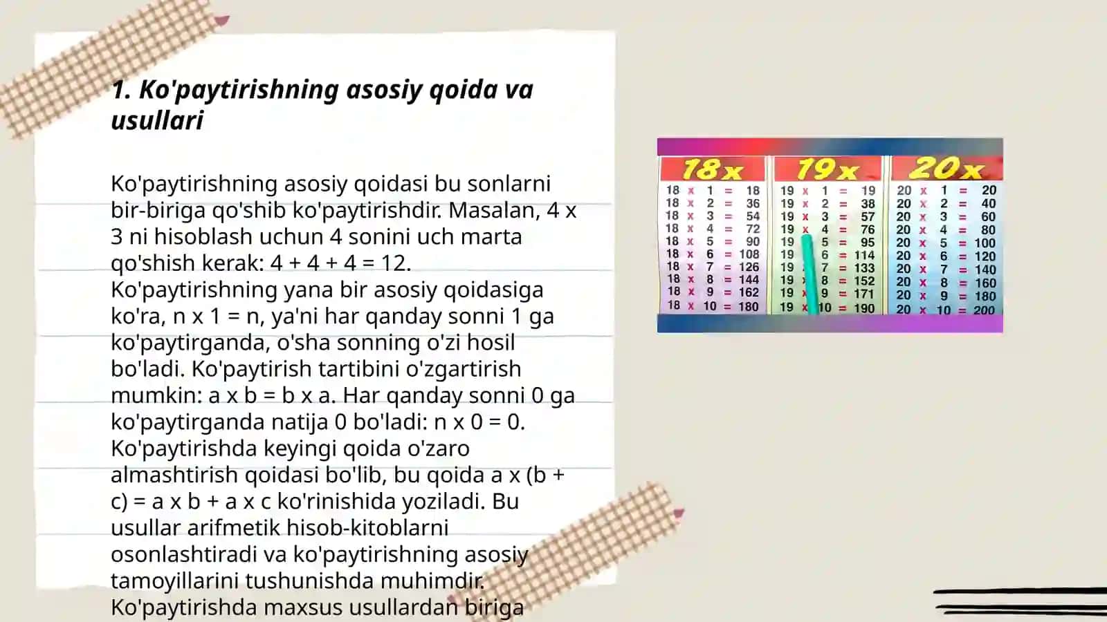 Ko'phadni ko'phadga ko'paytirish 3