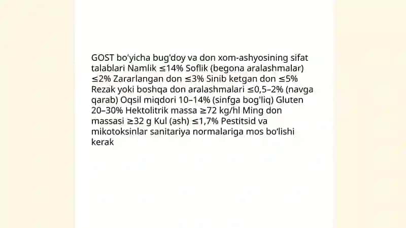 Un ishlab chiqarish texnalogiyasi gost standart boyicha 3
