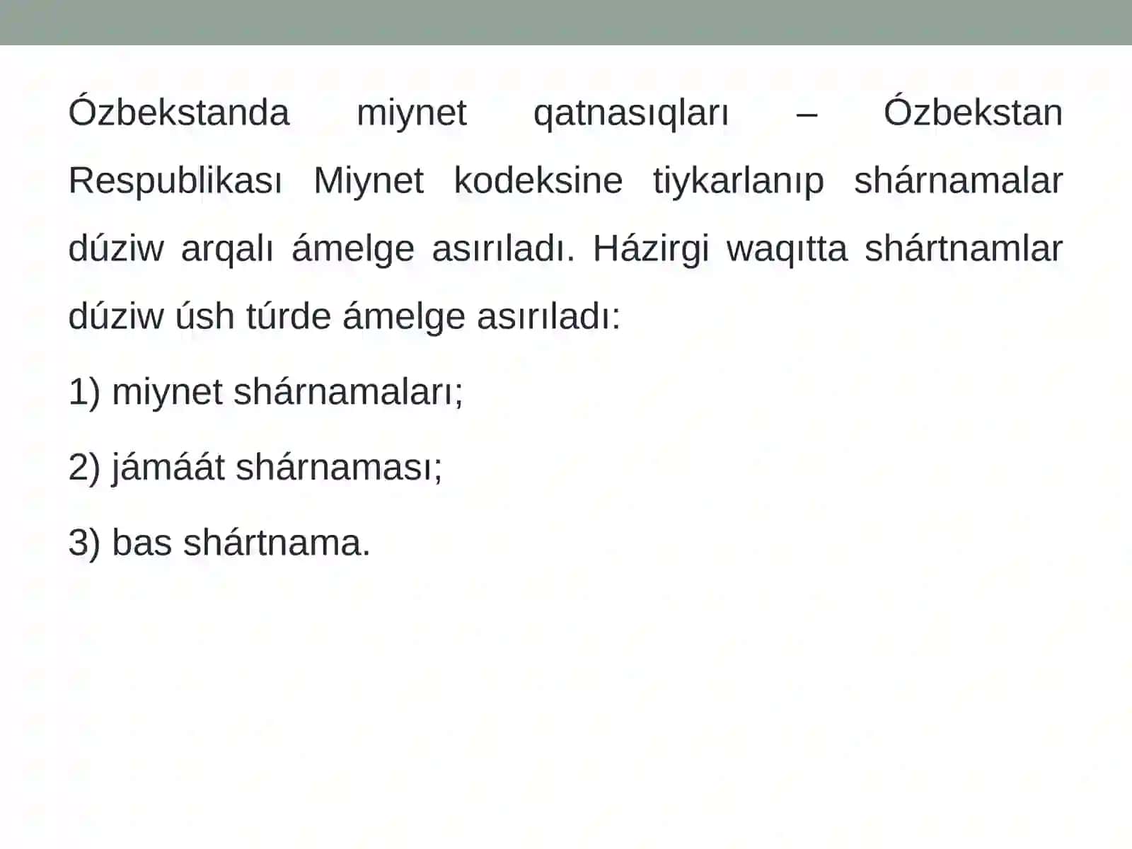 Miynet Bazarí Statistikası 3