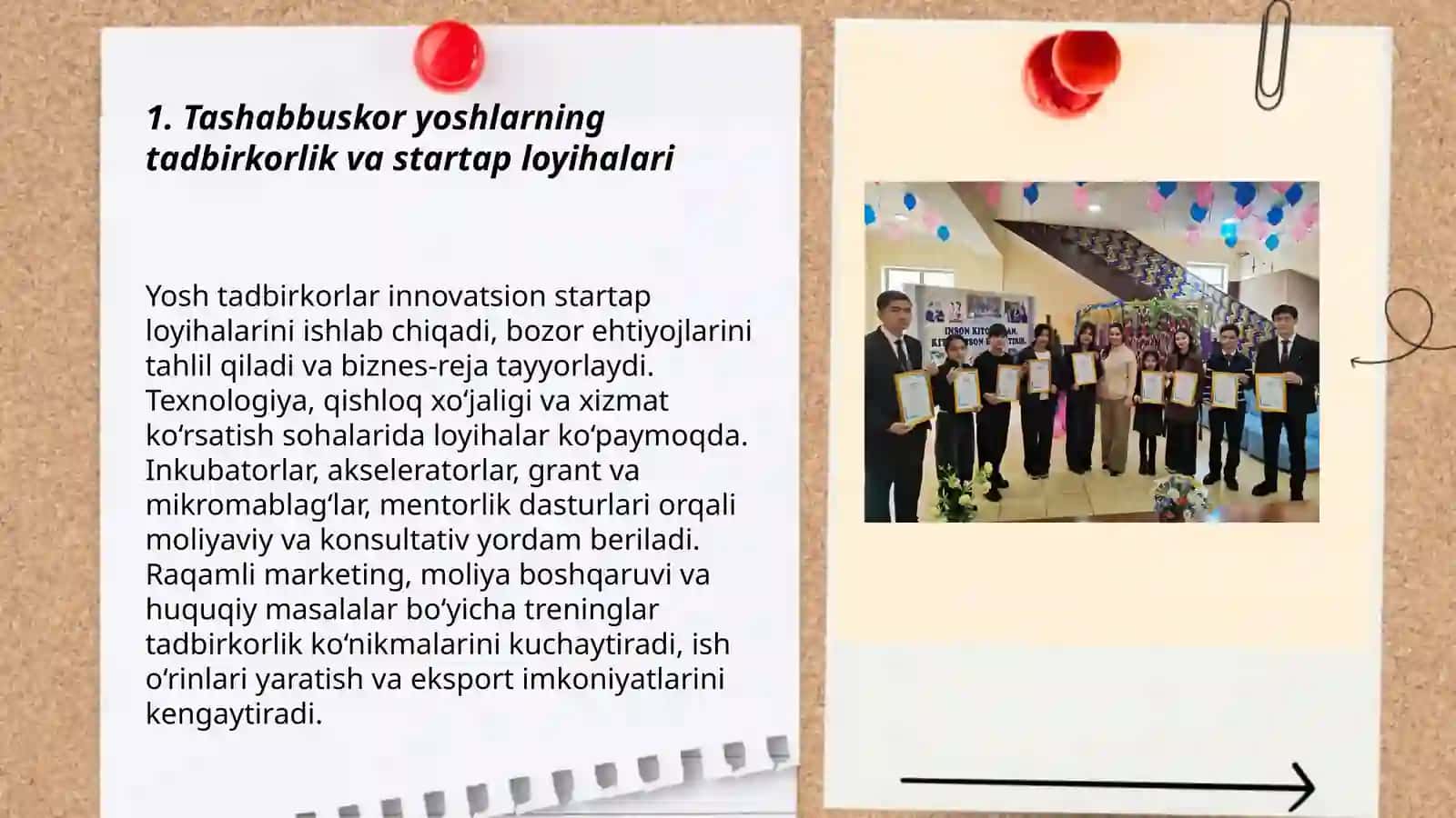 Tadbirkorlik va startap loyihalari 3