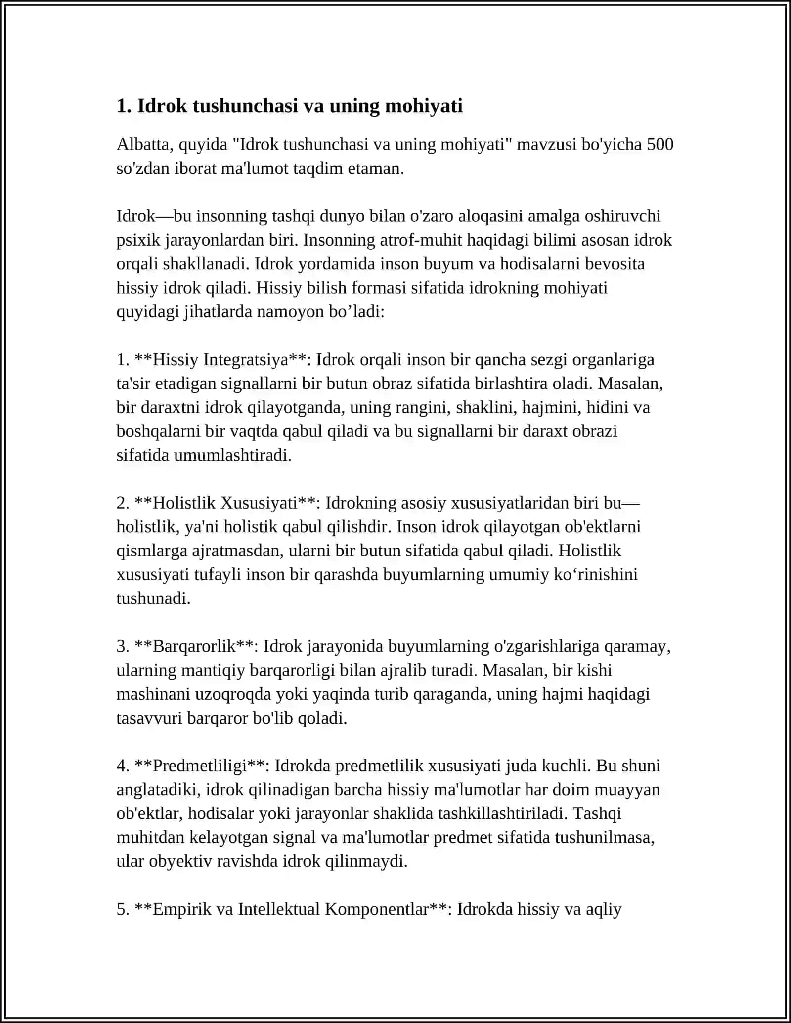 IDROK XUSUSIYATLARI VA TURLARI 3