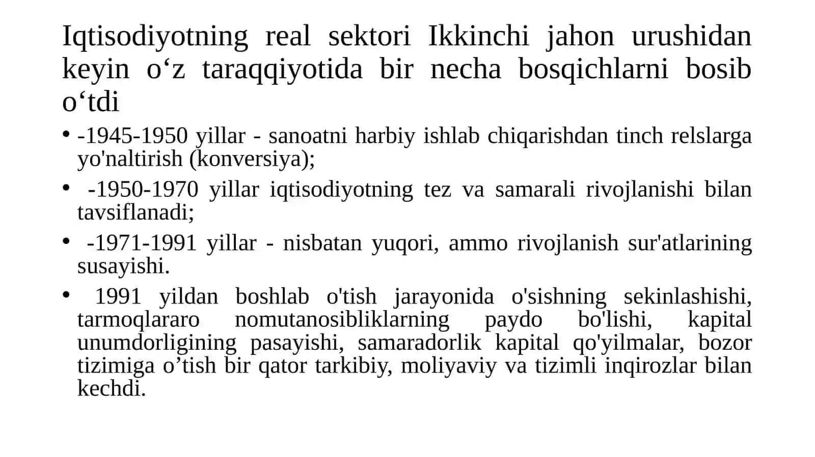 Dinamik makro iqtisodiy tahlil 3
