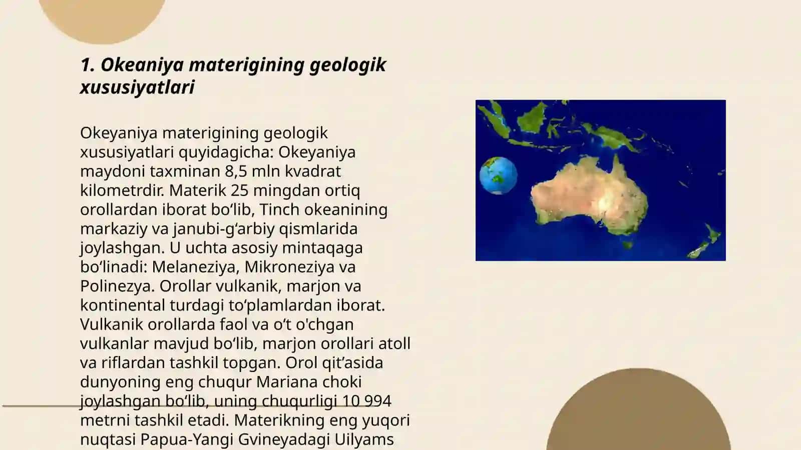 Okeaniya materigi 3