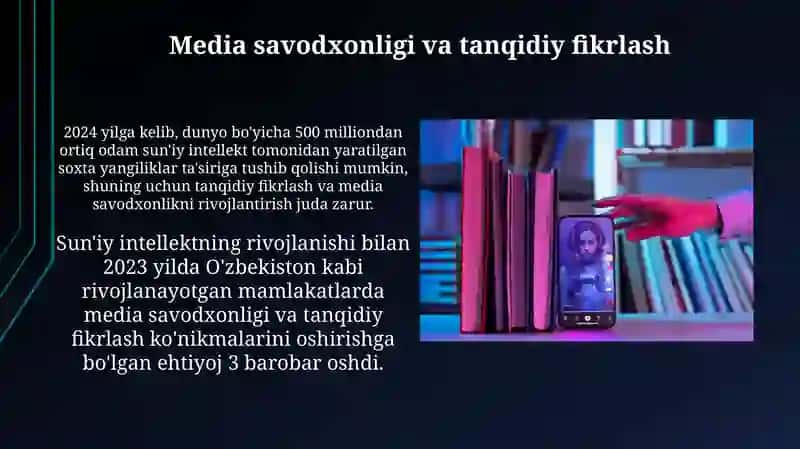 Sunʼiy intellekt va mediya savadxonlik 3
