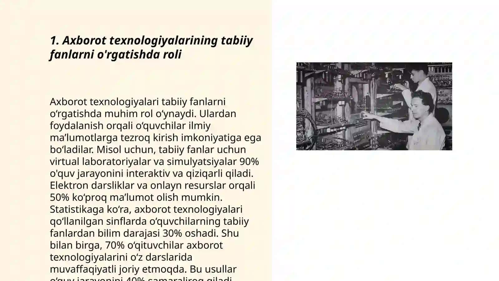 Tabiiy fan darslarida axborot texnalogiyalari 3