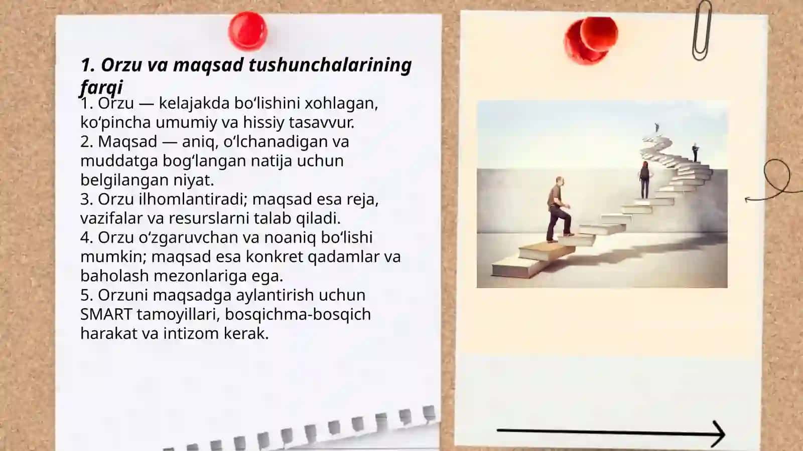 Orzu va maqsadga erishish 3