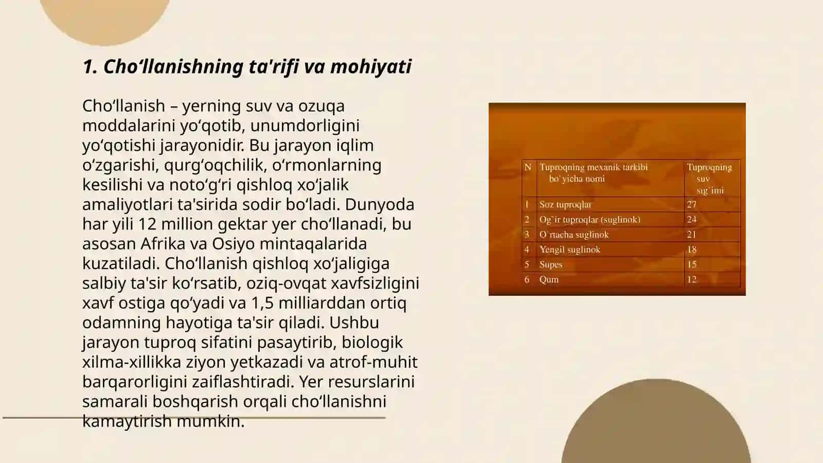 Choʻllanish sababi va oqibati 3