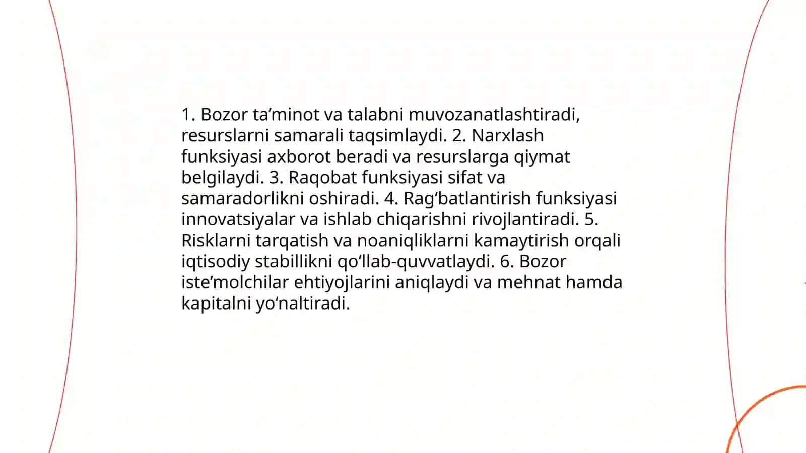 Bozor va tavakkalchiliklar 3