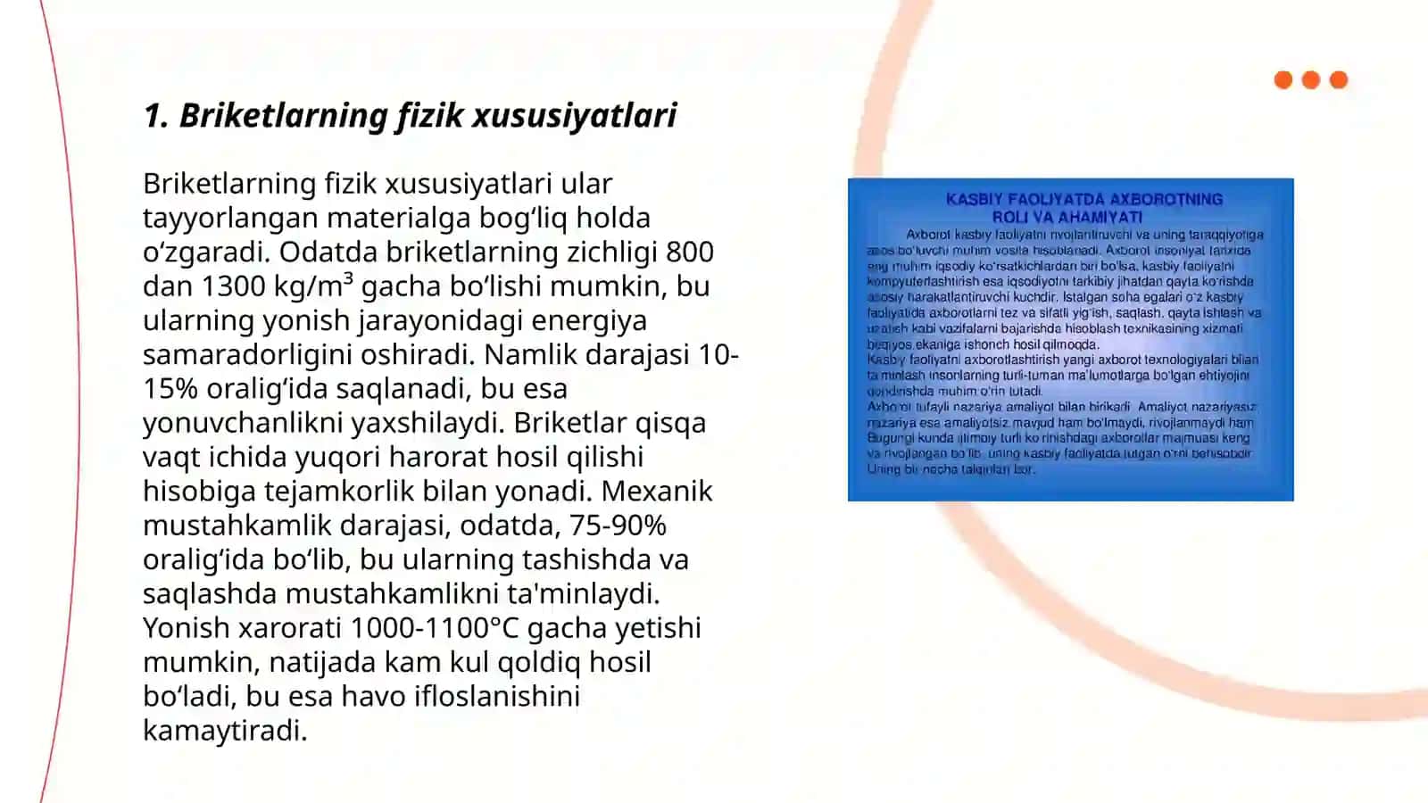Briketlarni chinligi va sifatini aniqlash 3