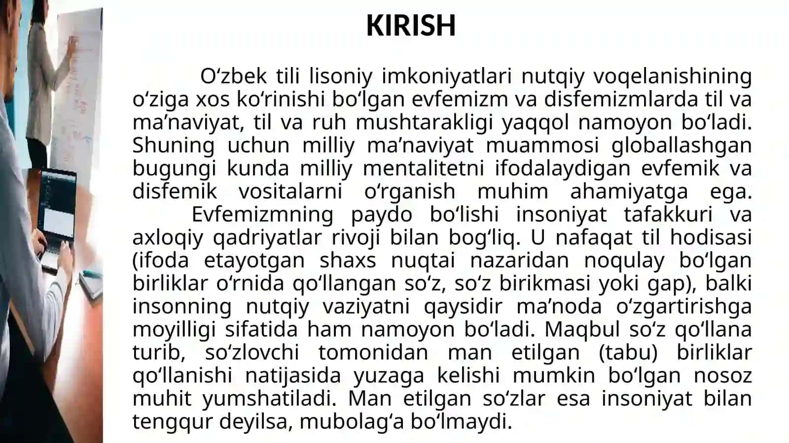 O‘ZBEK TILIDA EVFEMIZMLAR 3