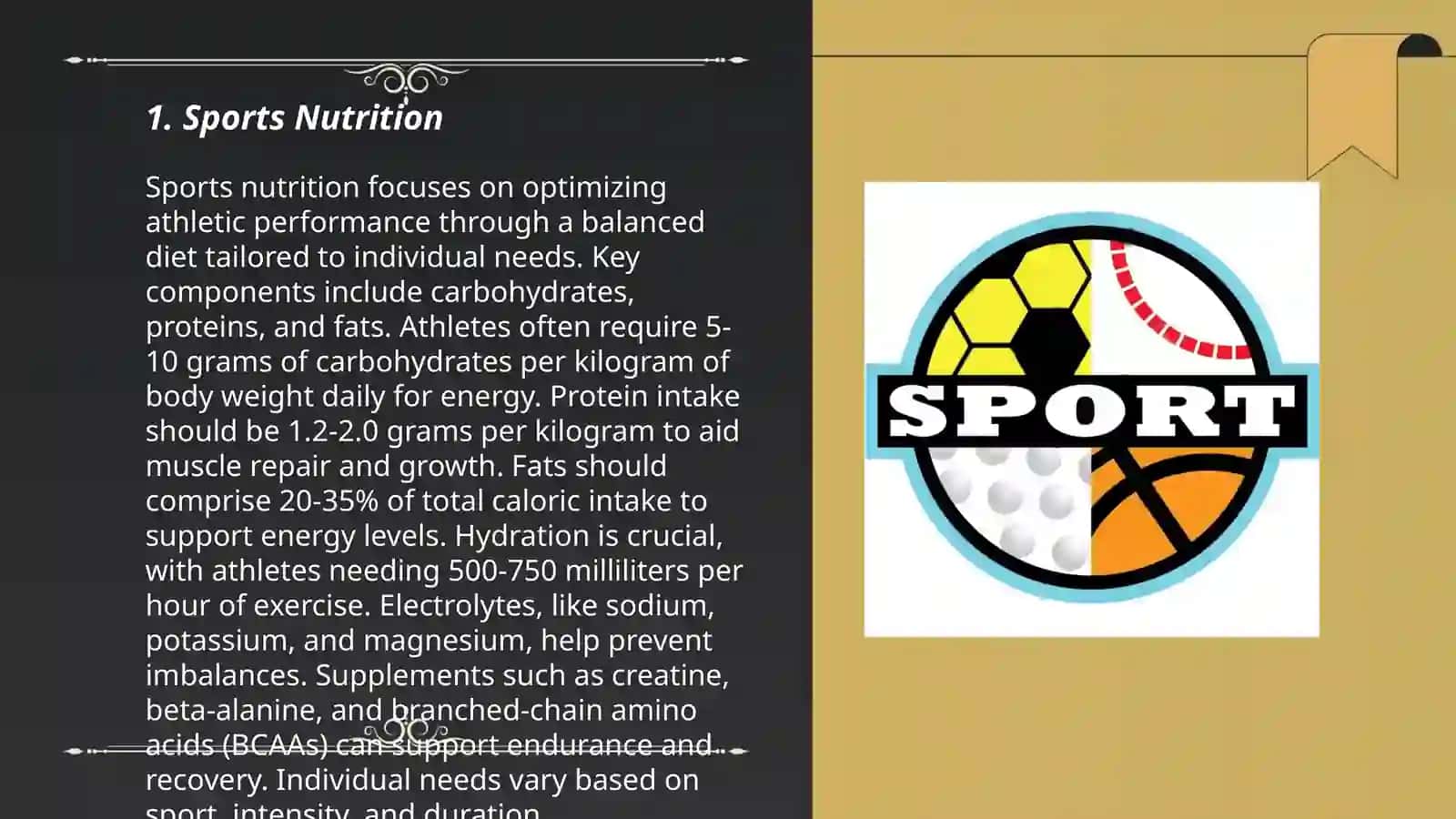 Sports Nutrition 3