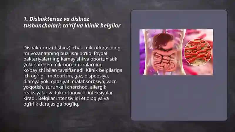 Disbakterioz, disbiozlar disbioz kelib chiqishida qatnashuvchi omillar 3