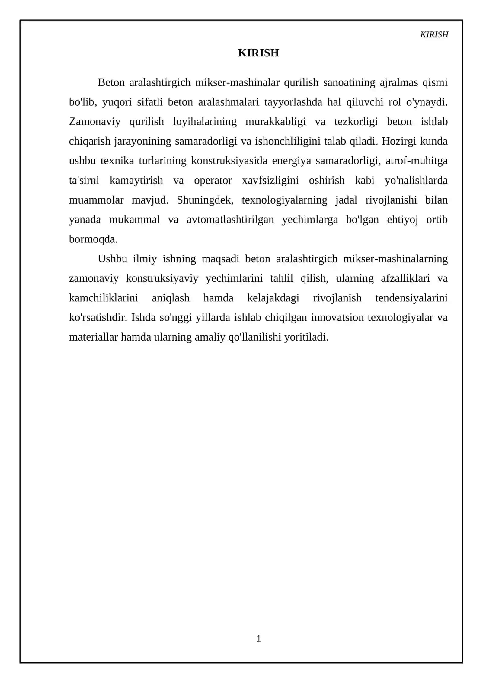 Beton aralashtrgich mikser-mashinalarning zamonaviy konstruksiyasi 3