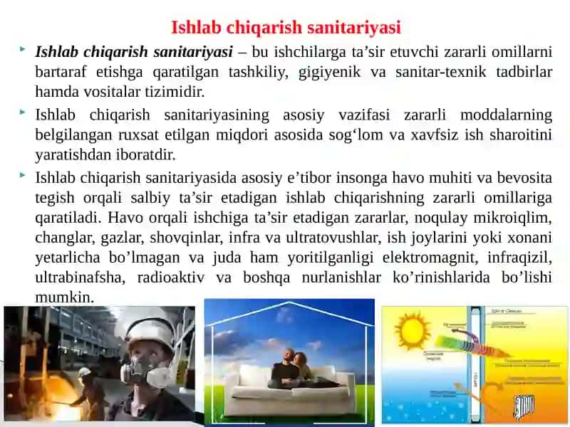 Ishlab chiqarish sanitariyasi 3