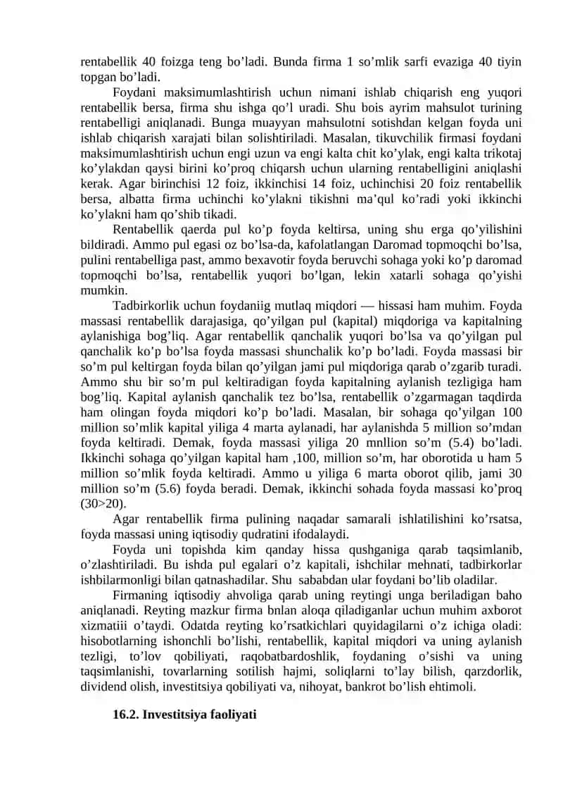 Foyda va Zarar 3