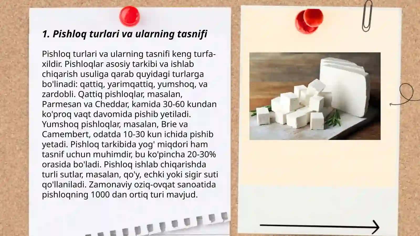 Pishloqlarning sifat ekspertizasi 3
