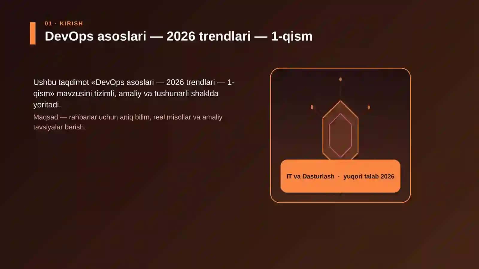 DevOps asoslari — 2026 trendlari — 1-qism 3