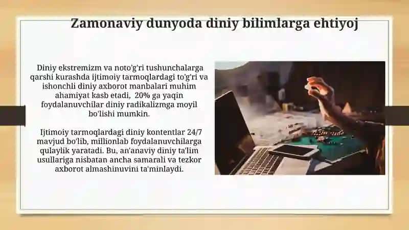Ijtimoiy tarmoqlarda diniy axborot istemoli madaniyatini tarbiyalashning zarurati 3