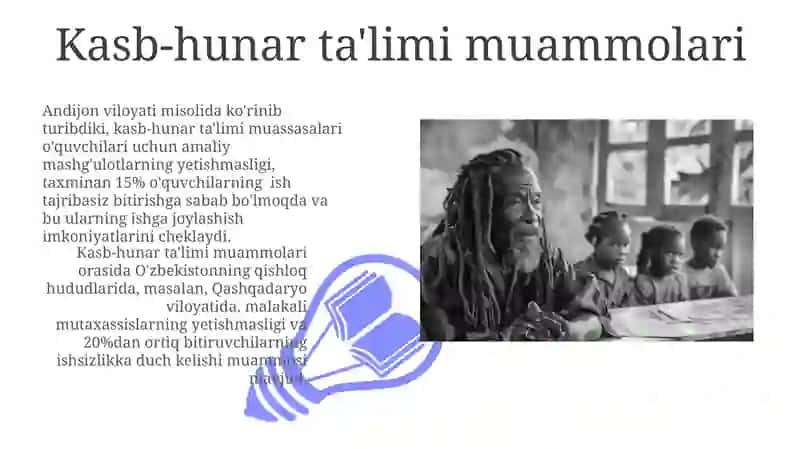 Kasb-hunar ta'limi muammolari 3