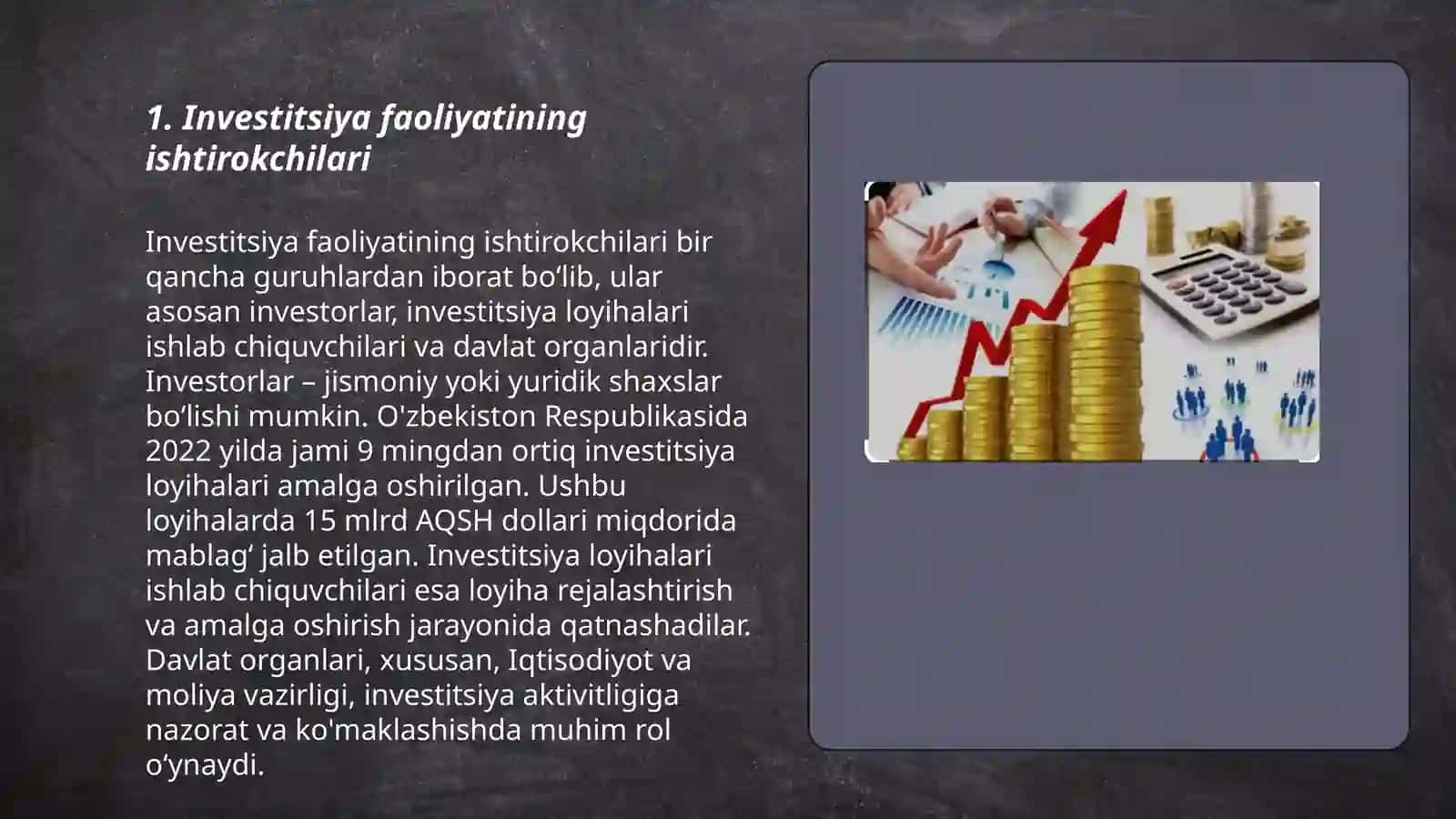 Investitsiya faoliyatining ishtirokchilari 3