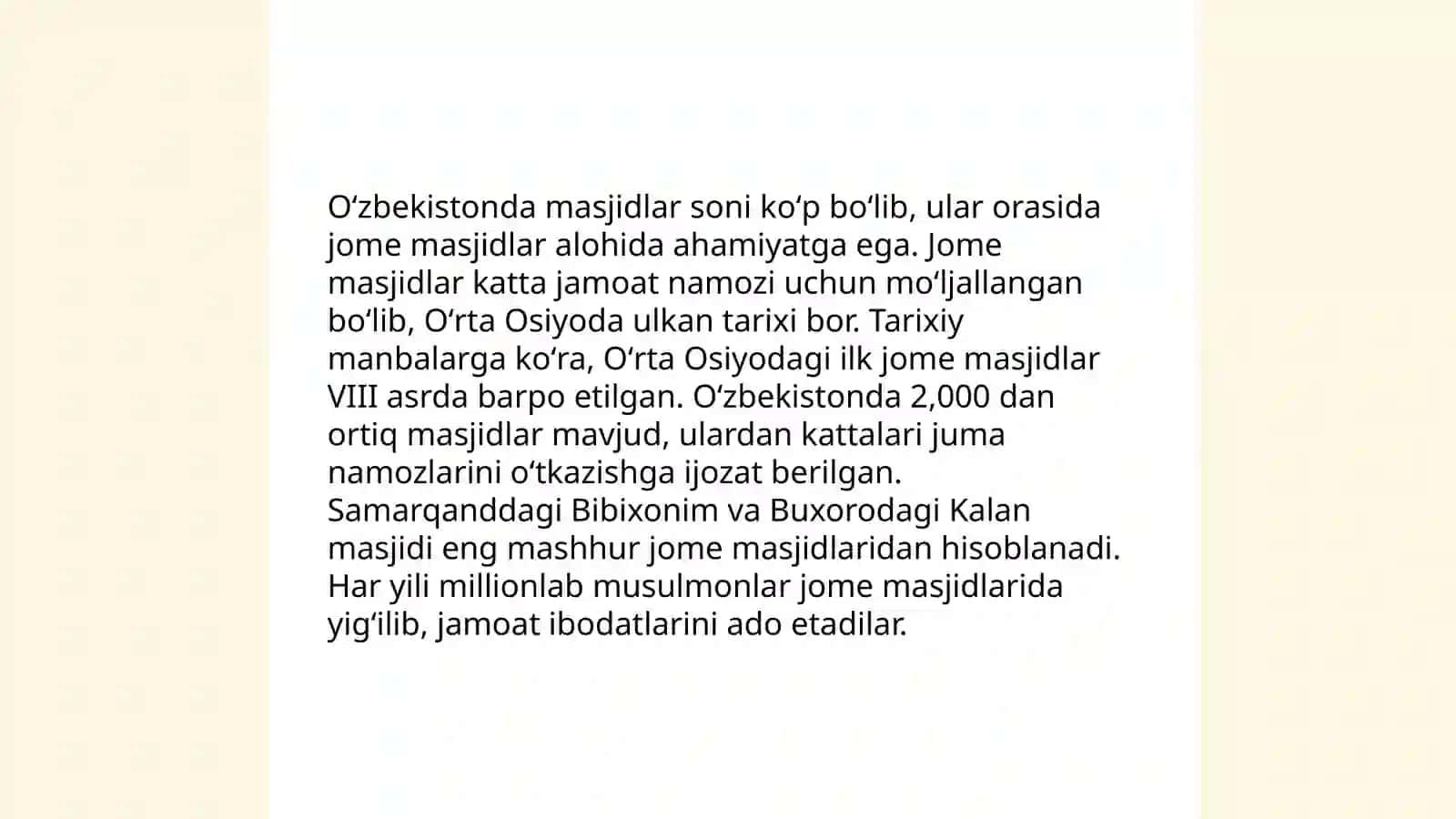 Õzbekistonda faoliyat yurituvci diniy tashkilitlar 3