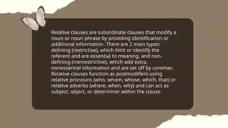 Relative clause 3