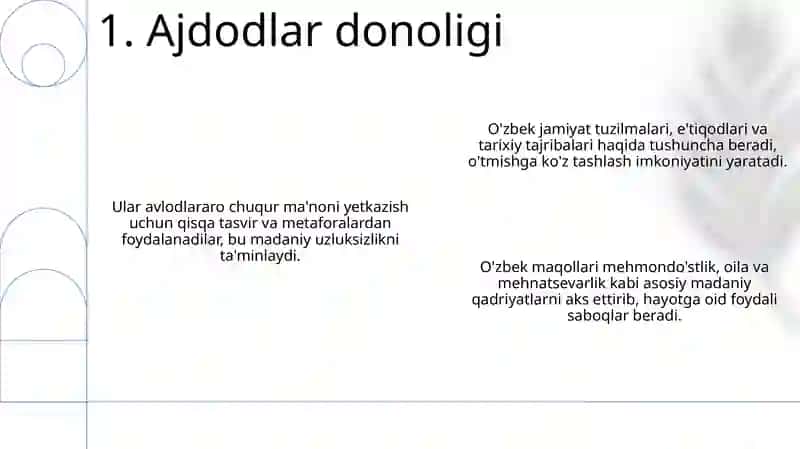 Ajdodlar donoligi 3