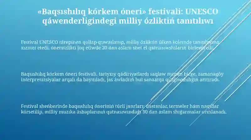 Baqsishiliq kórkem óneri festivali 3