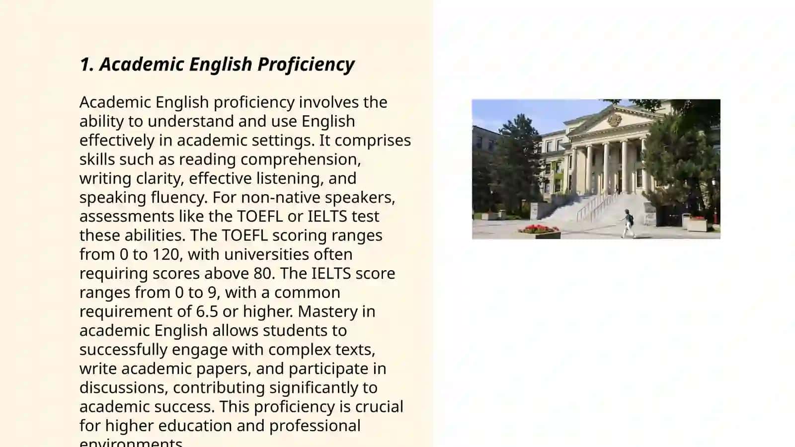 Academic English Proficiency 3
