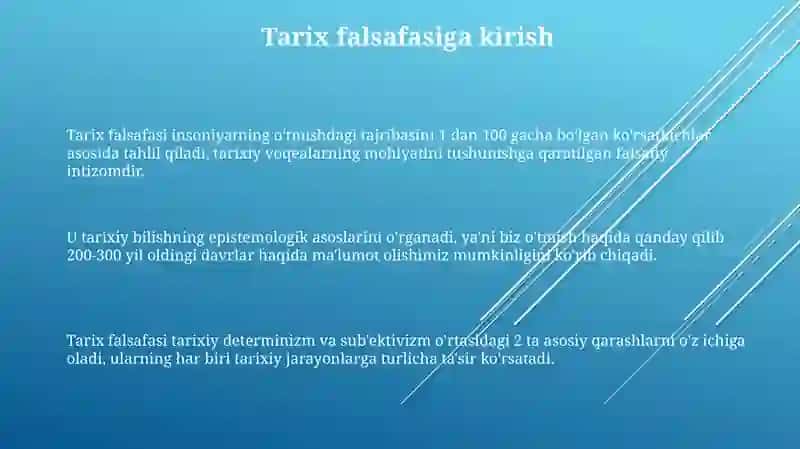 Tarix falsafasi 3