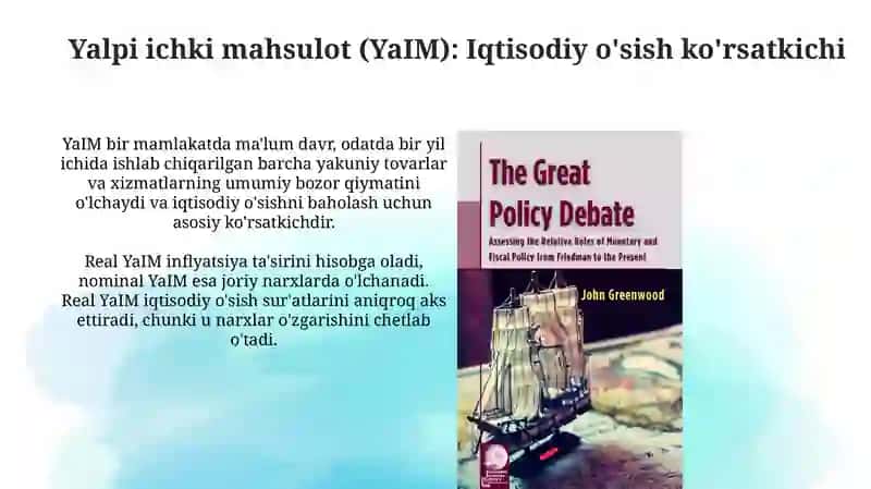 Asosiy makroiqtisodiy koʻrsatkichlar iqtisodiyholatinibaholash 3