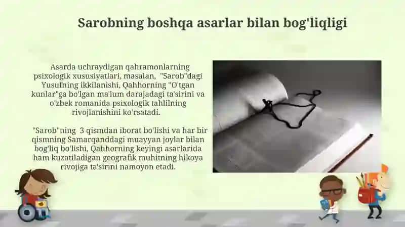 Abdulla Qahhorning Sarobromanihaqida 3