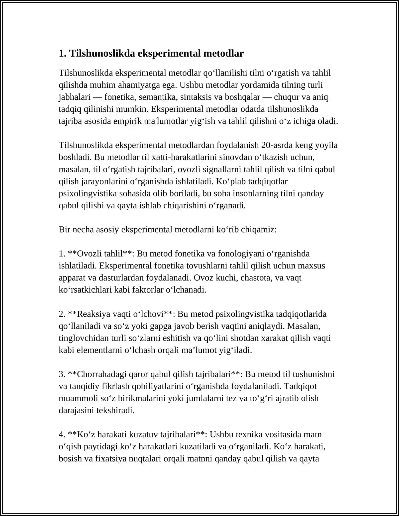 LINGVISTIK TADQIQOT METODLAR 3