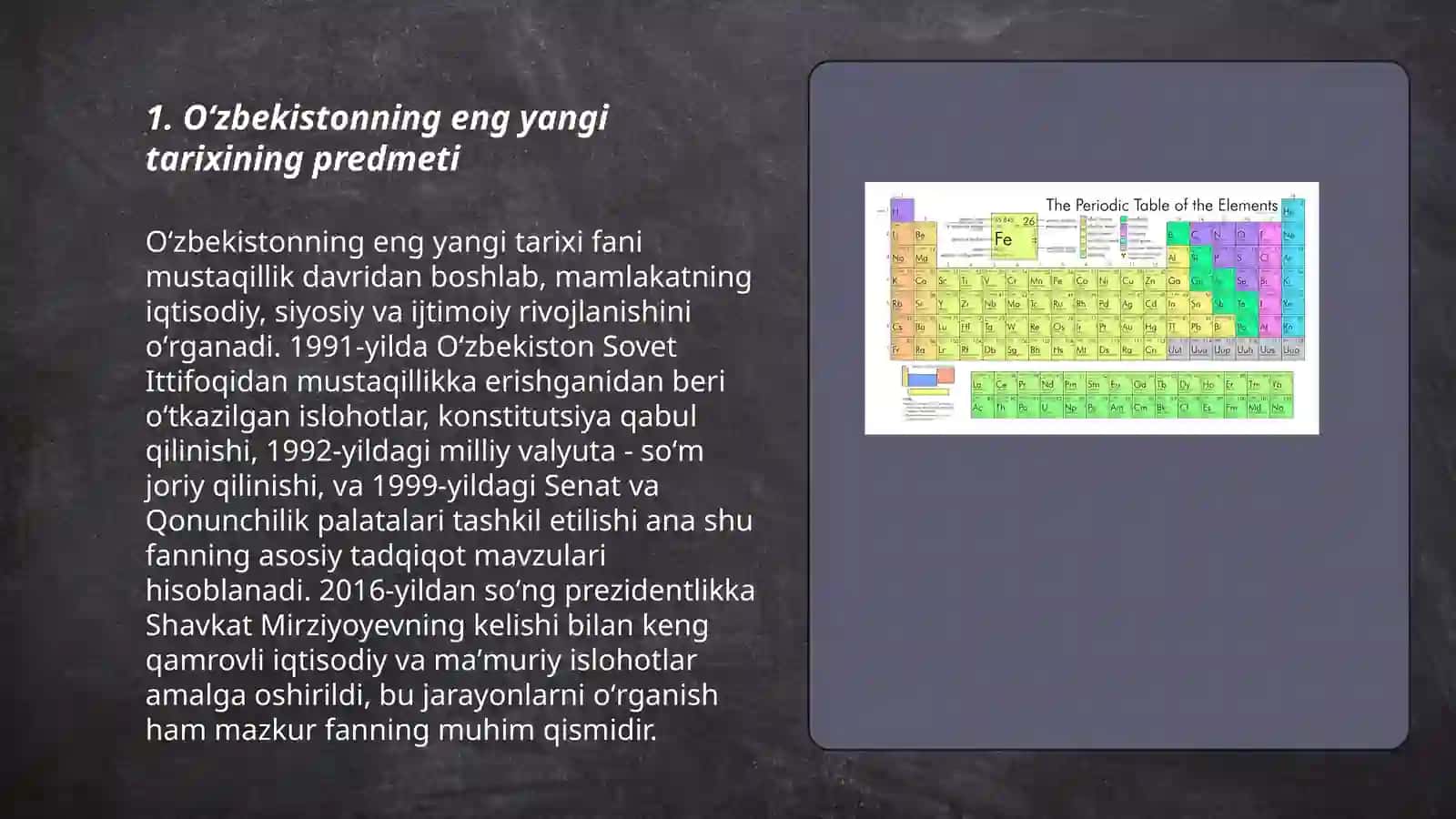 Oʻzbekistonning eng yangi tarixi oʻquv fanining predmeti,maqsadi va vazifalari,nazariy metodologik tamoyillari 3