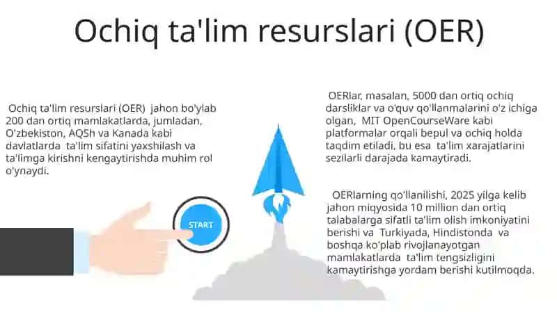 Ochiq ta'lim resurslari (OER) 3