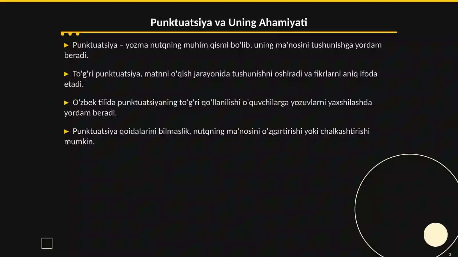 Punktuatsiya O'qitish Metodikasi 3