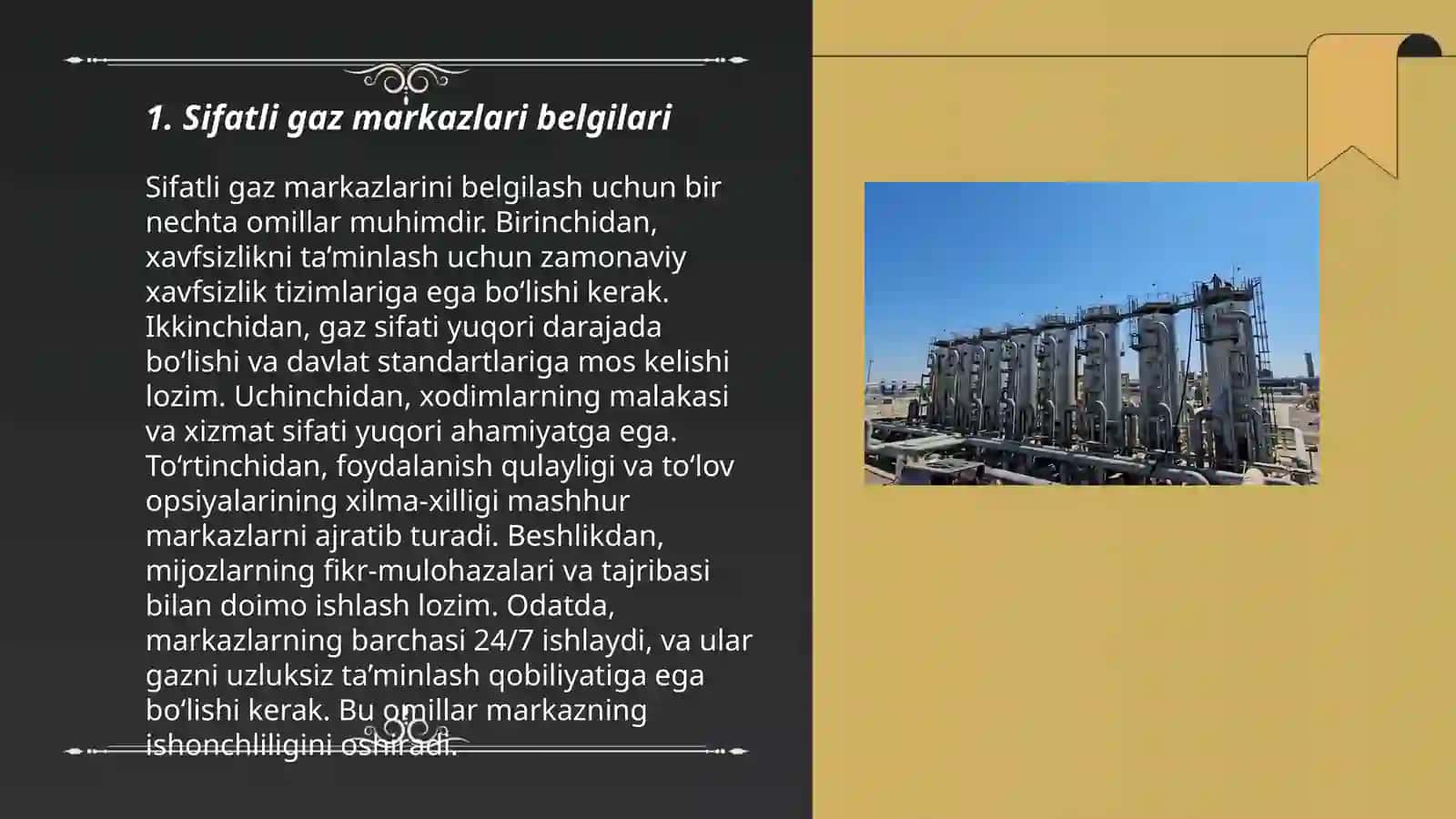 Sifatli gaz markazlari belgilari 3