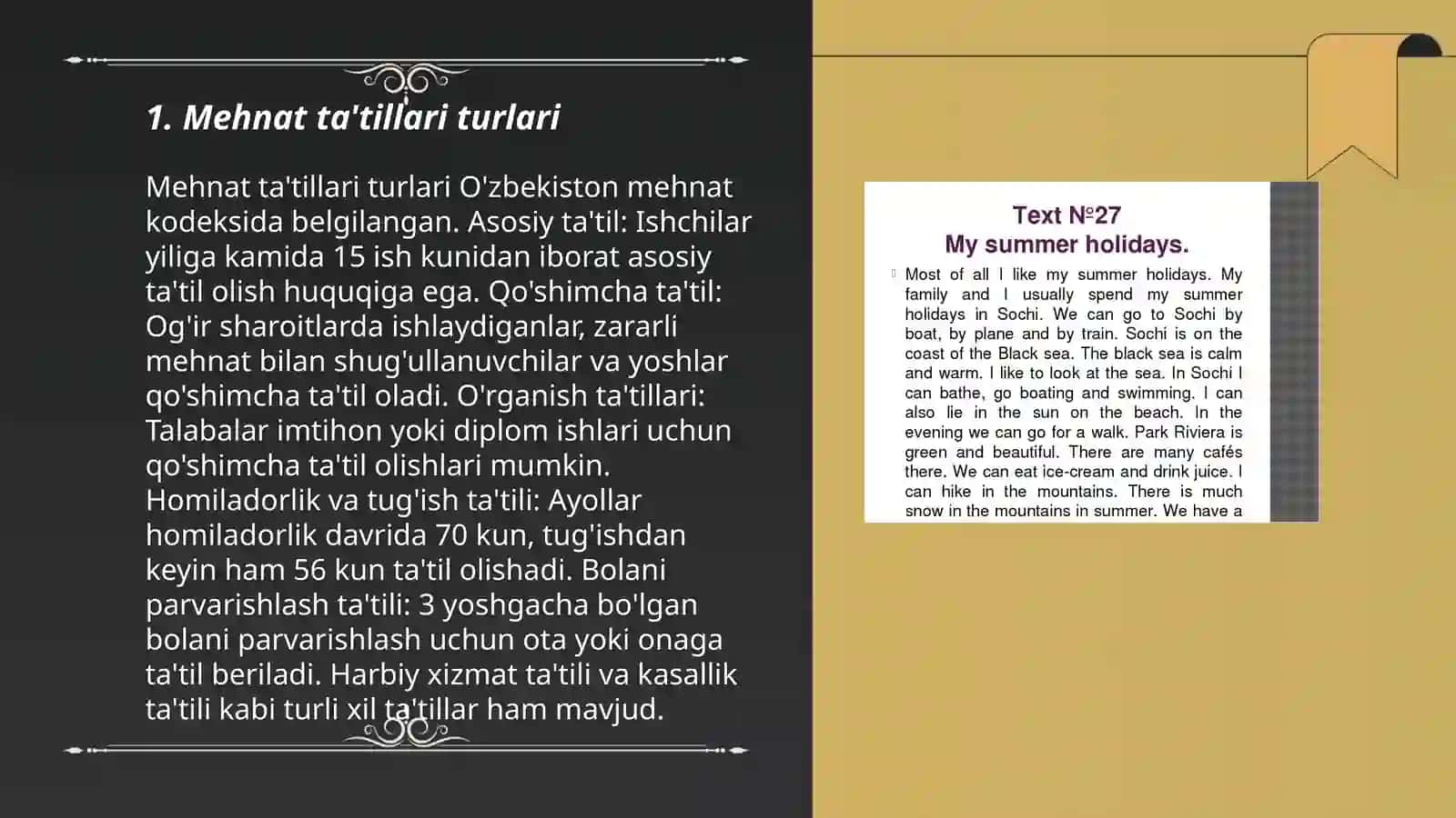 Mehnat ta'tillari 3