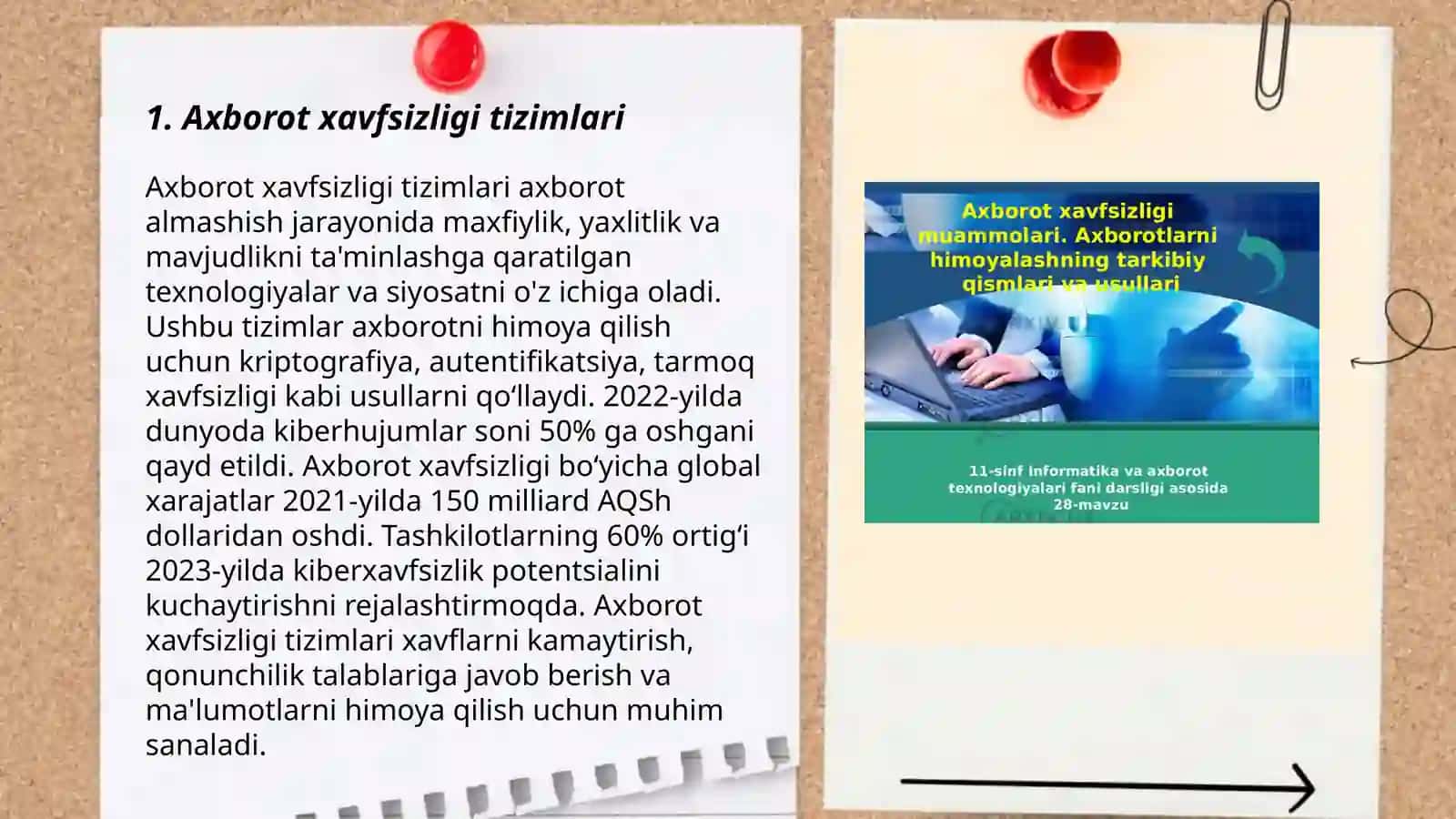 Axborot xavfsizligi tizimlari 3