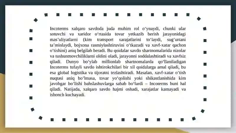 Incoterms 3
