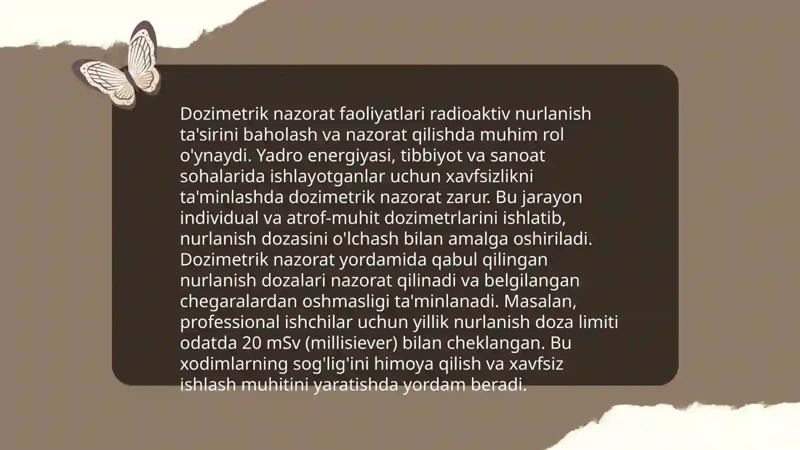 Dozimetrik nazoratning ahamiyati 3