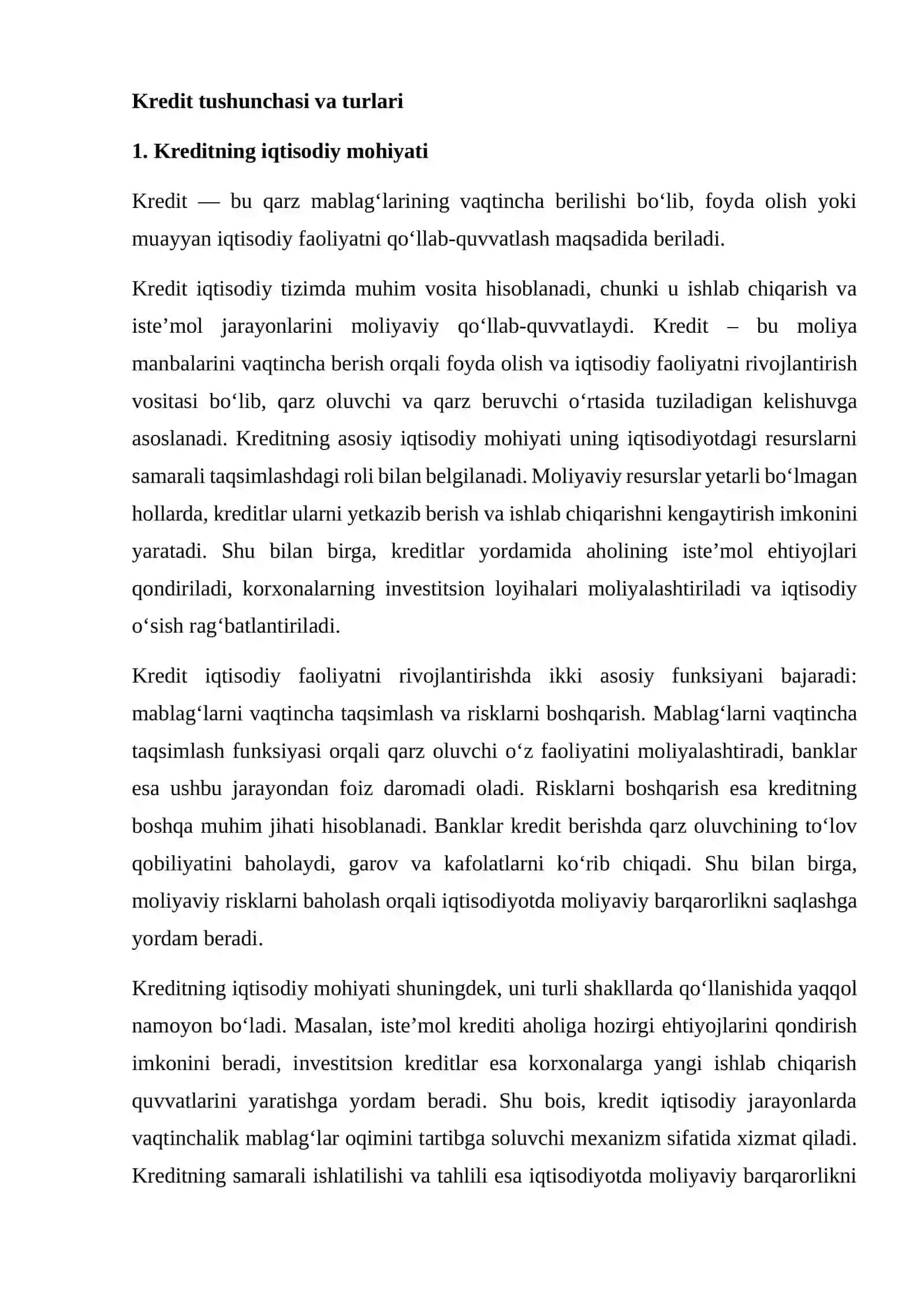 KREDIT TAHLILI 3