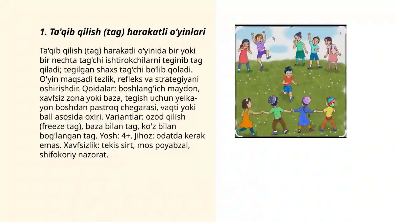 Harakatli oʻyinlar 3